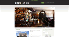 Desktop Screenshot of gilroysbar.com