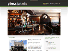 Tablet Screenshot of gilroysbar.com